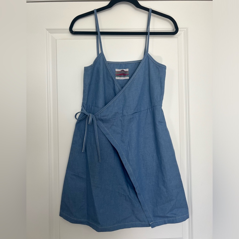 Urban Renewal Blue Wrap Dress